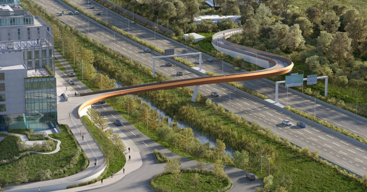 A620 Foot and Cycle Bridge, Toulouse - Knight Architects