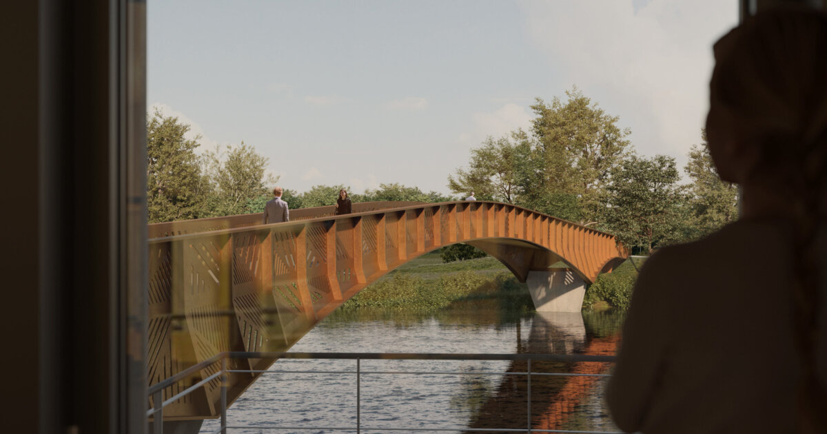 Yarm School Footbridge Knight Architects