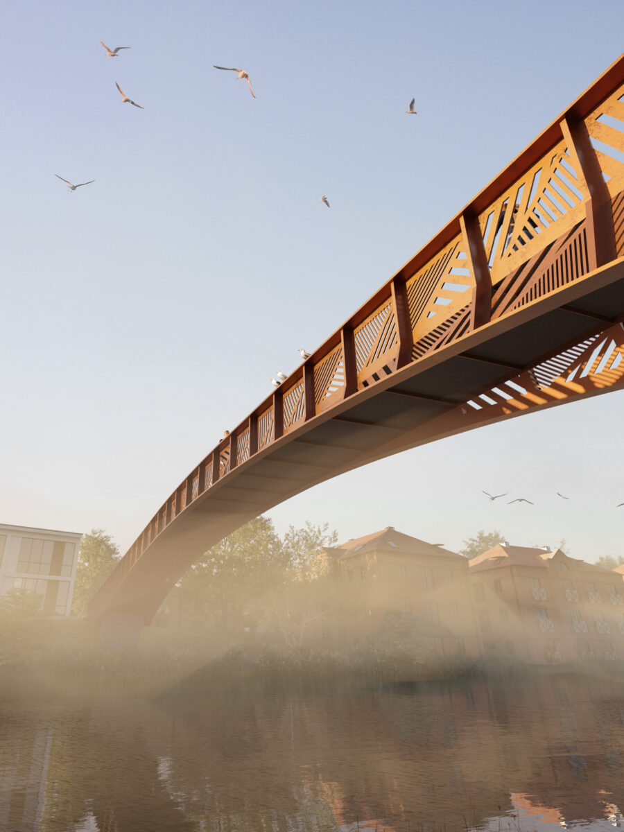 Yarm School Footbridge - Knight Architects